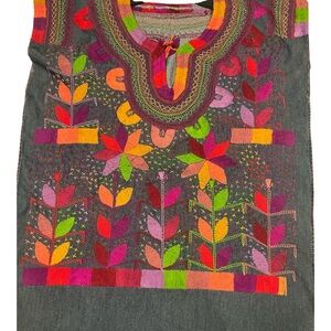 Colorful Embroidered Tunic